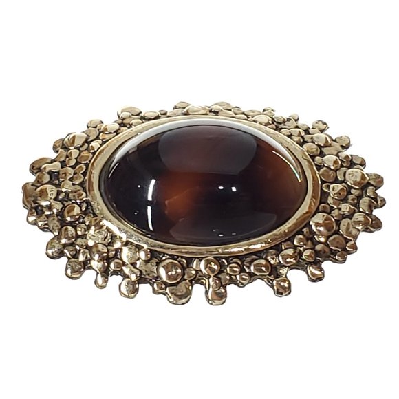 VINTAGE SARAH COVENTRY Brooch Gold Colored - Picture 2 of 3